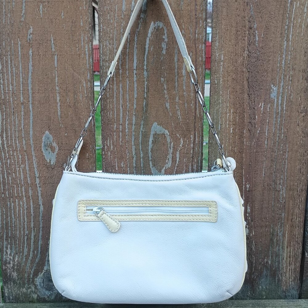 Vintage Rare Brighton Floral 3D Leather Handbag - Picture 3 of 5